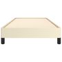 Voir la diapositive 5 : VIDAXL Cadre de lit sans matelas creme 100x200 cm similicuir