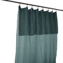 Voir la diapositive 1 : Home collection Rideau ajustable 100% gaze de coton 8 anneaux pince