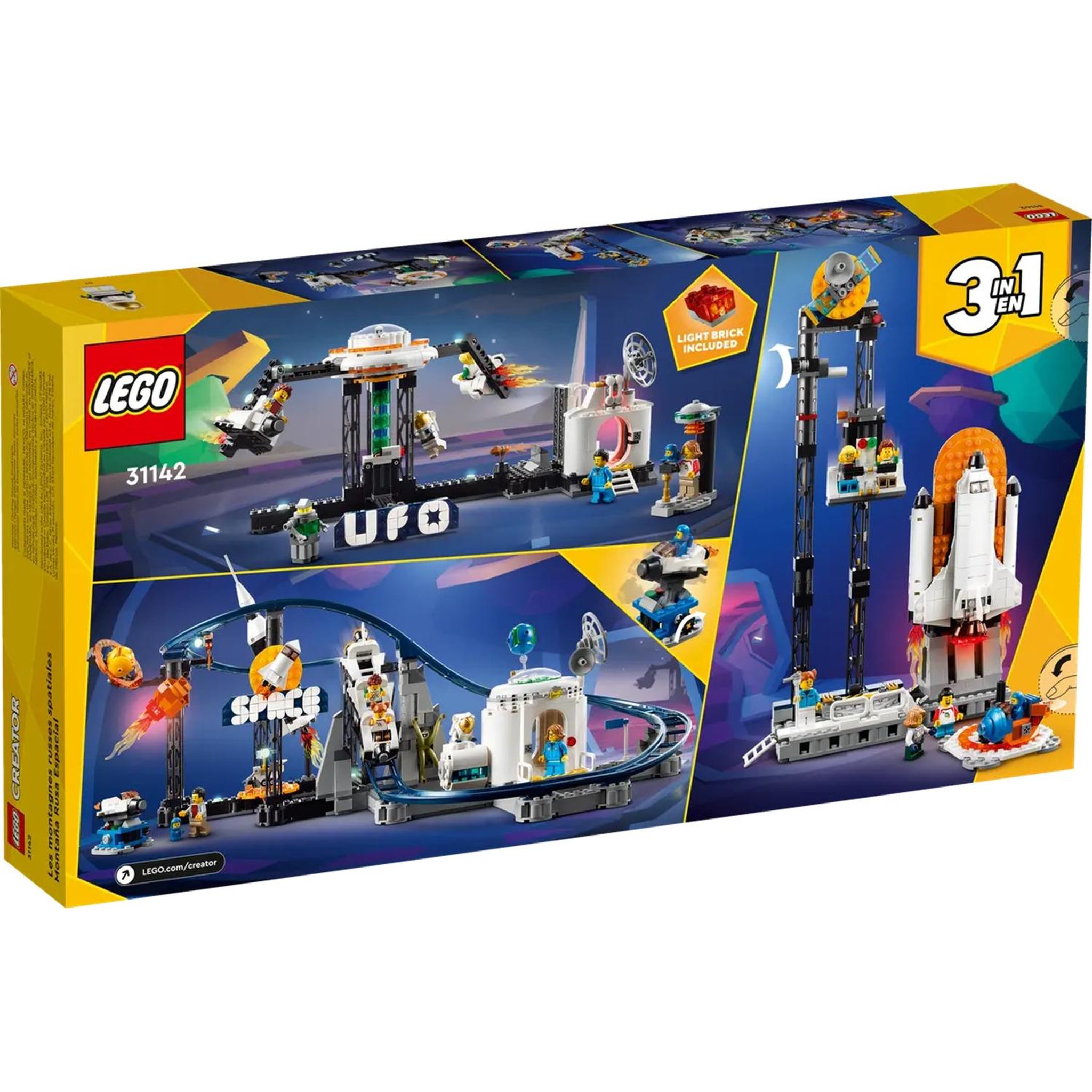 Voir la diapositive 6 : LEGO Creator 3 en 1 Les montagnes russes de l'espace