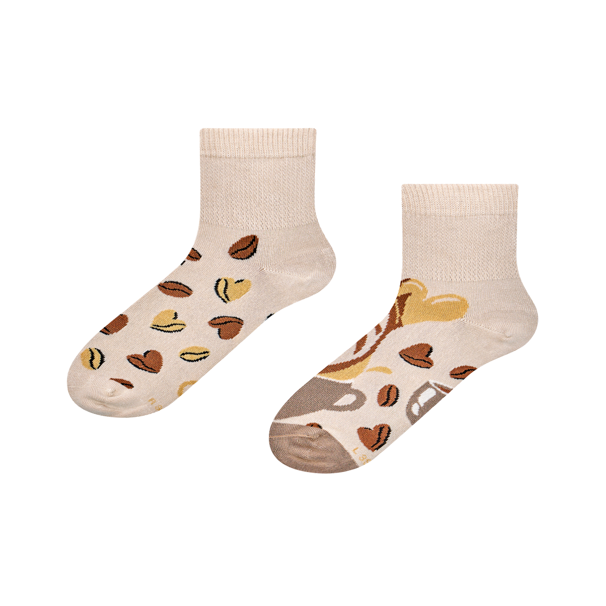 DEDOLES Chaussettes courtes anti-stress tasse de café