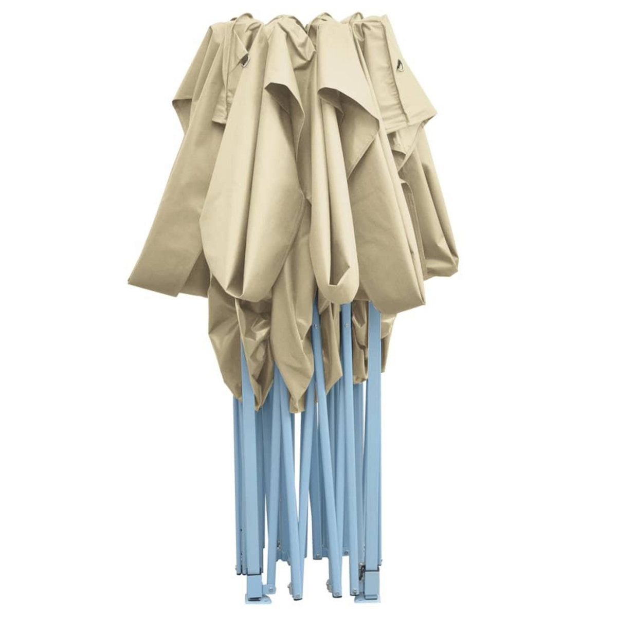 VIDAXL Tente pliable 3 x 4,5 m Blanc creme