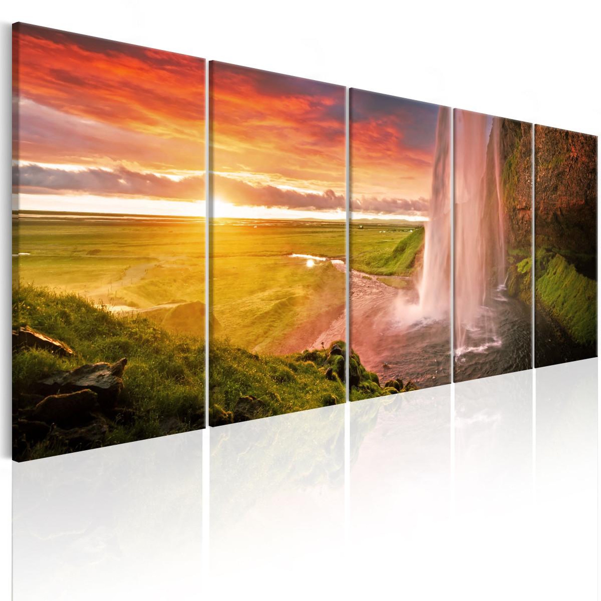 Voir la diapositive 1 : Paris Prix Tableau imprimé  seljalandsfoss waterfall i