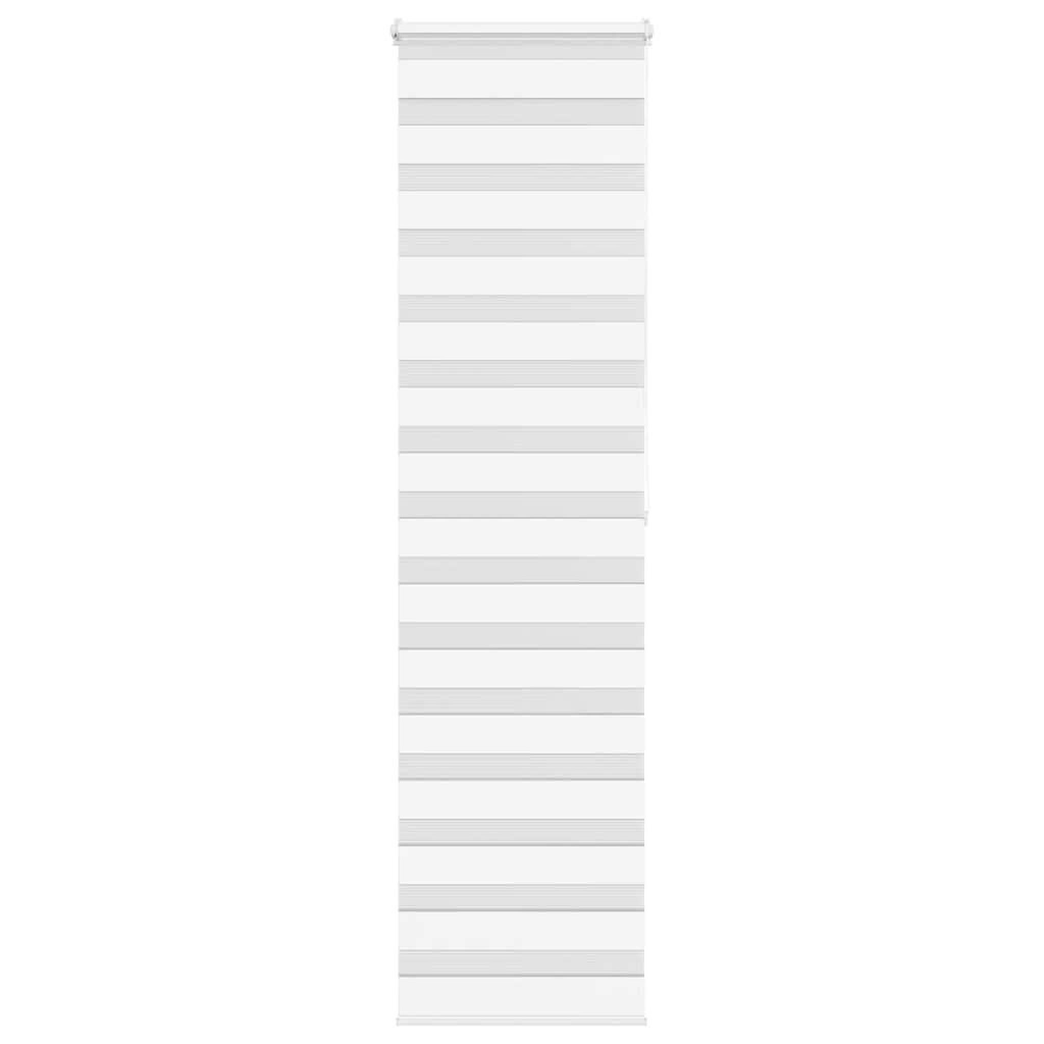 VIDAXL Store zebre blanc 65x200 cm largeur du tissu 60,9 cm polyester
