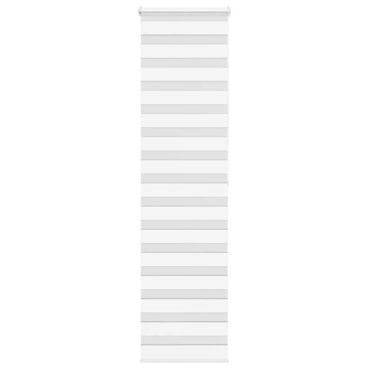 VIDAXL Store zebre blanc 65x200 cm largeur du tissu 60,9 cm polyester