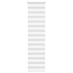 VIDAXL Store zebre blanc 65x200 cm largeur du tissu 60,9 cm polyester