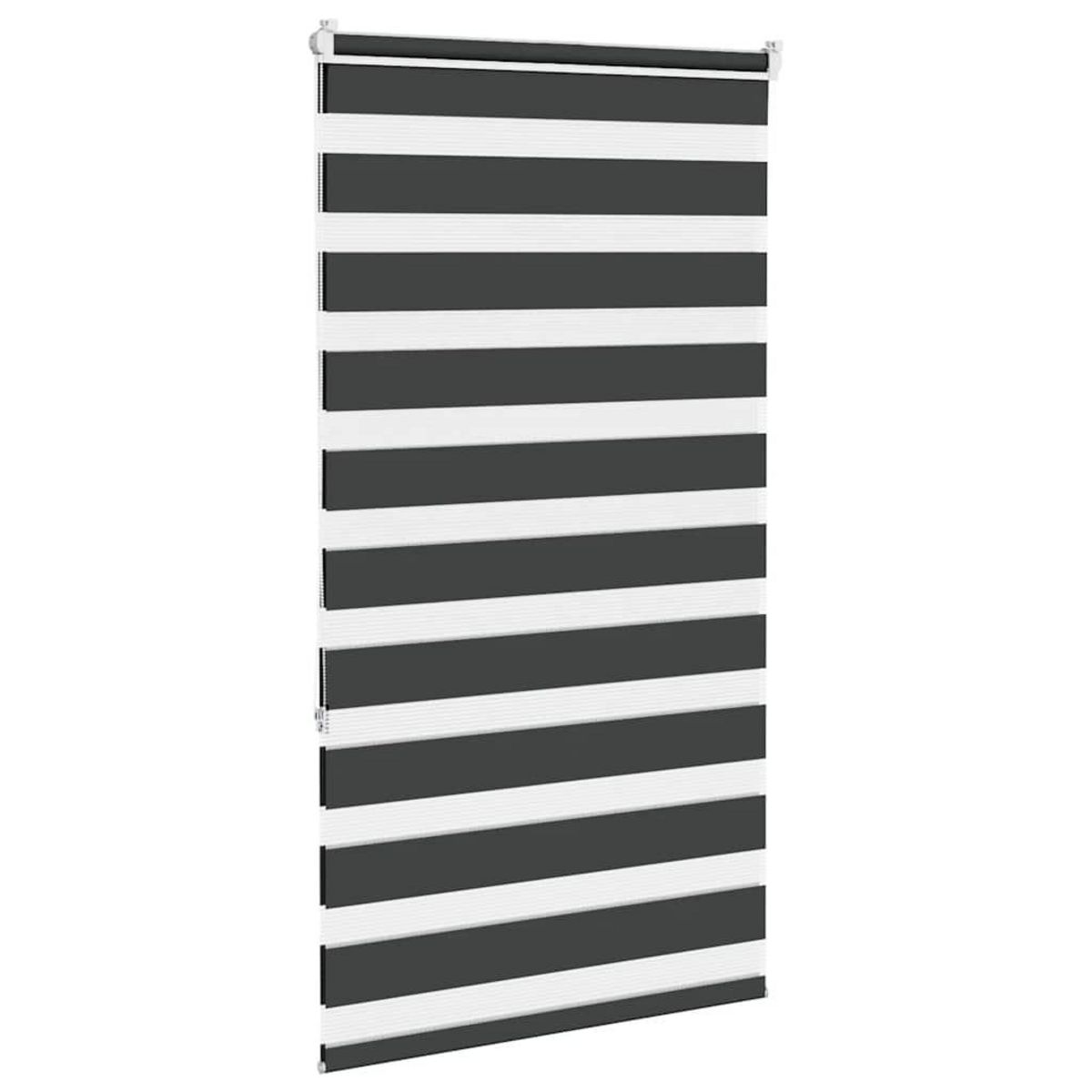 VIDAXL Store zebre noir 80x150 cm largeur du tissu 75,9 cm polyester