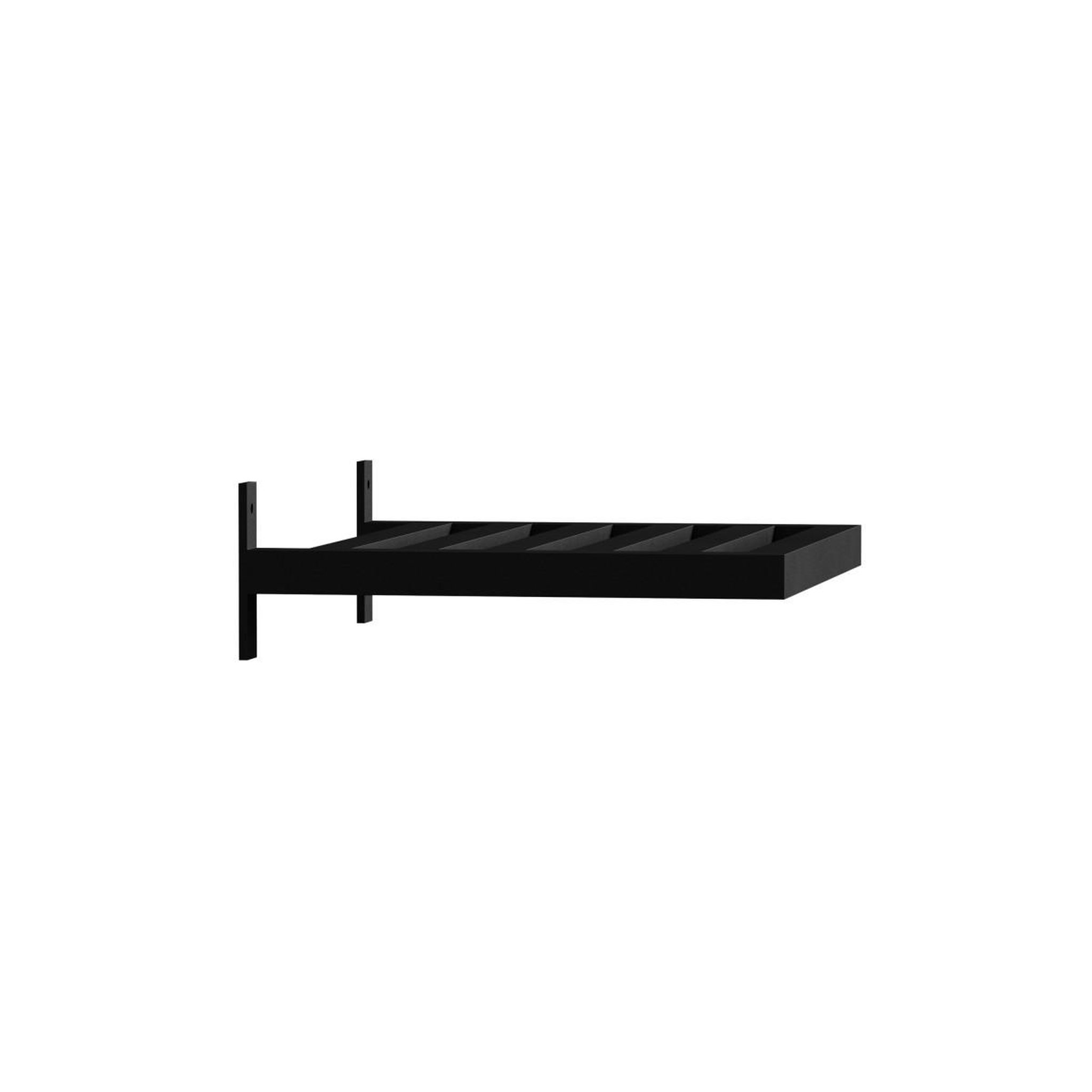 Voir la diapositive 4 : Paris Prix Étagère murale d'appoint  caen  35cm noir