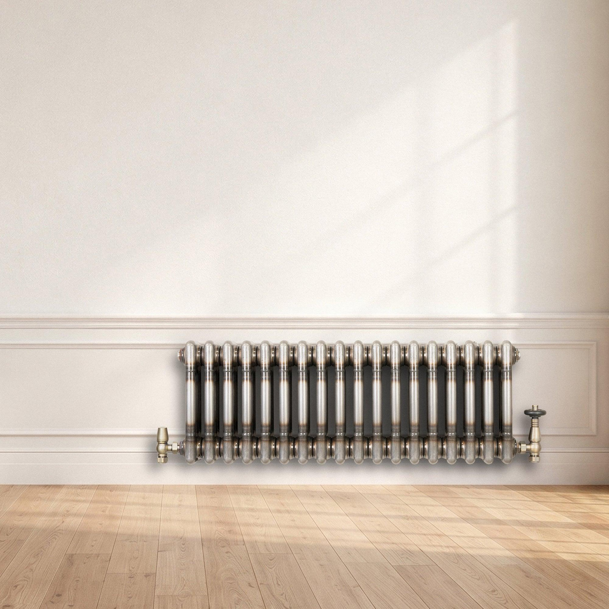 Voir la diapositive 4 : MONSTERSHOP Radiateur traditionnel à 3 colonnes - 300 x 650 mm - métal brut