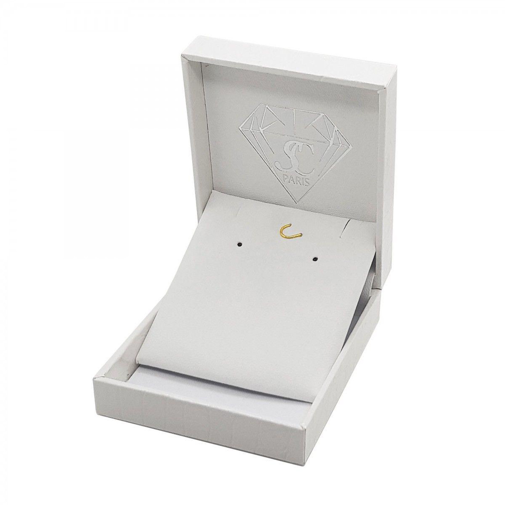 Voir la diapositive 1 : SC CRYSTAL Ecrin Luxe blanc pour bijoux et parure