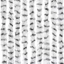 VIDAXL Moustiquaire Gris clair et gris fonce 100x220 cm Chenille