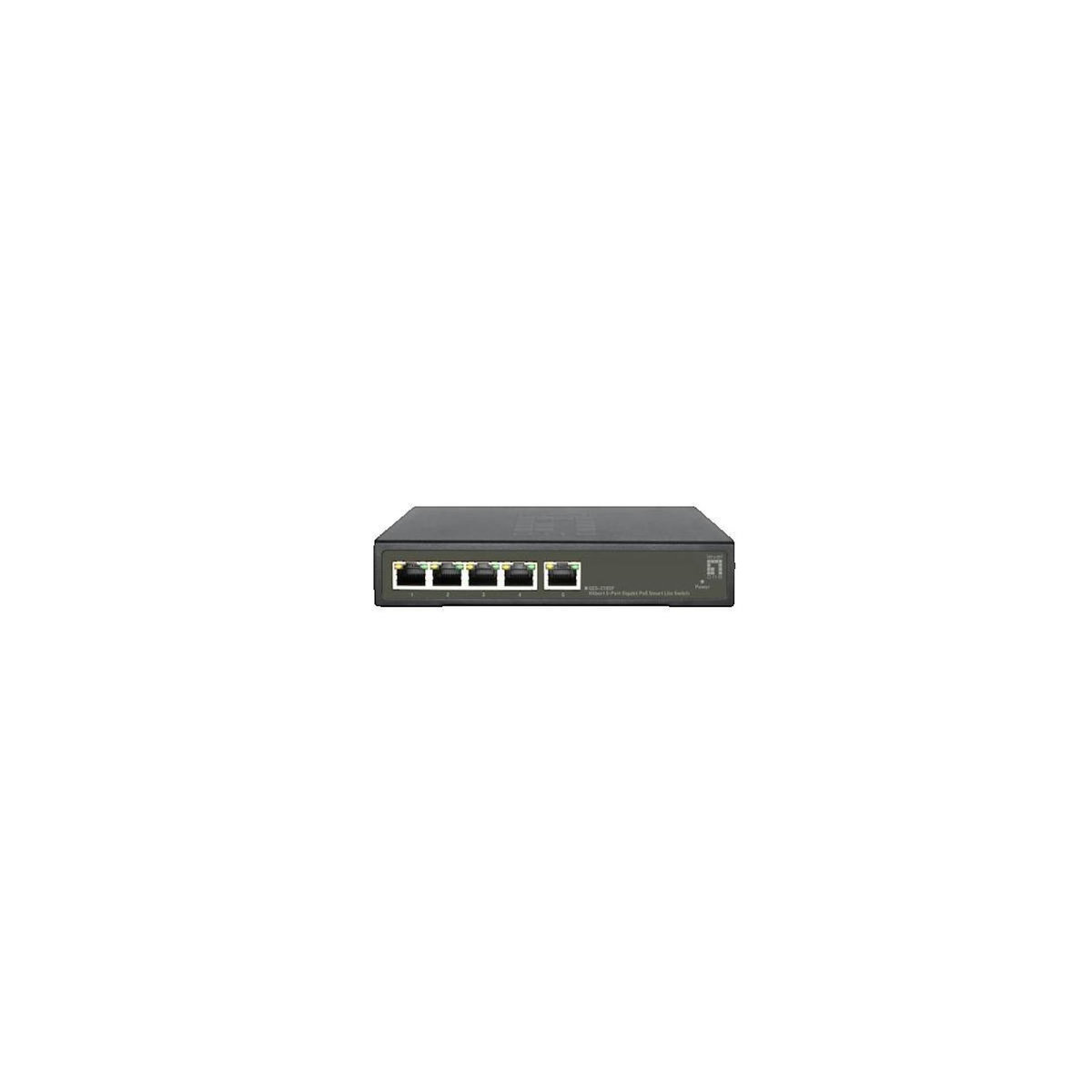 Legrand Switch réseau LevelOne Hilbert GES-2105P 5 ports Gigabit PoE 60W