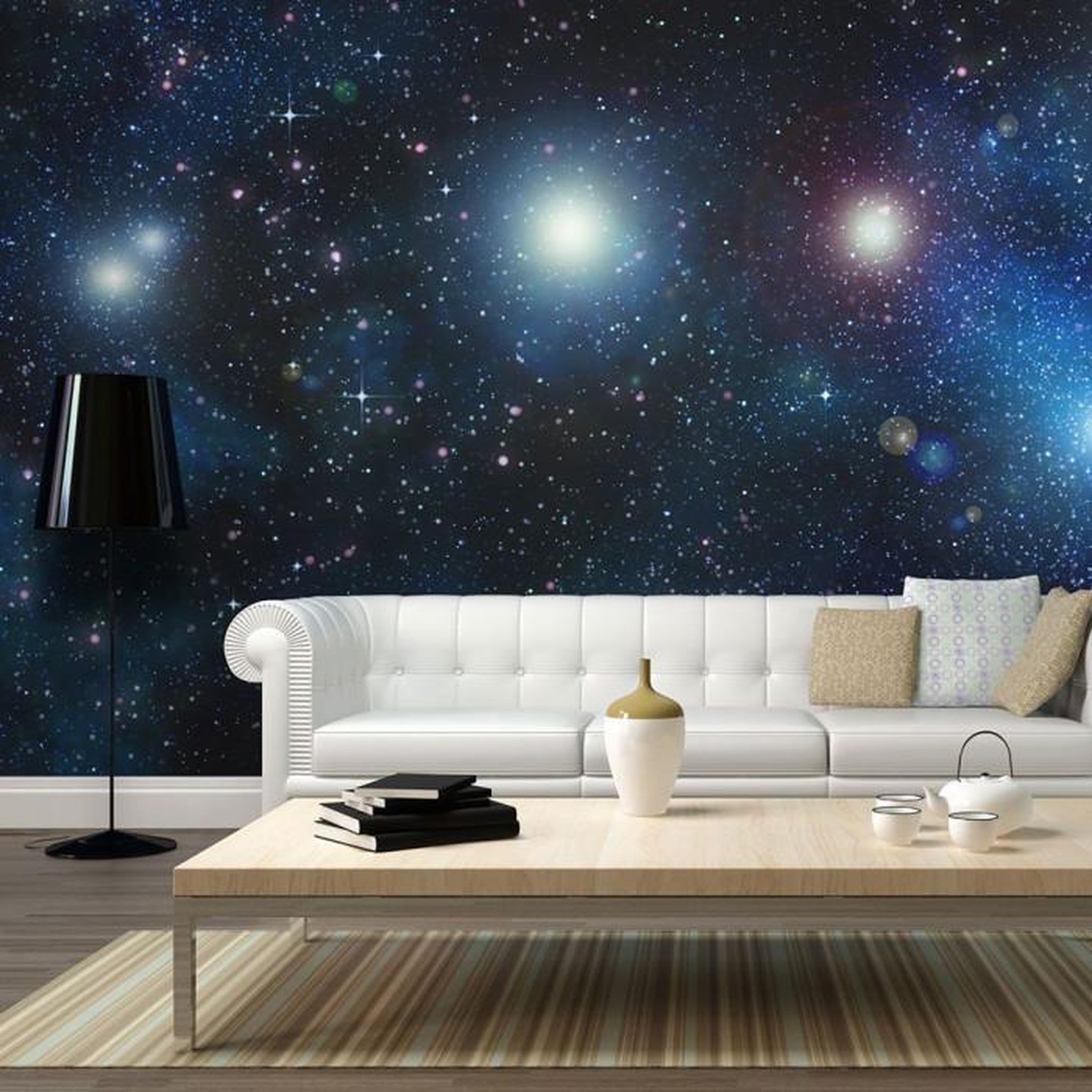 Paris Prix Papier Peint  Des Milliers D'étoiles Brillantes. Coloris disponibles : Multicolore
