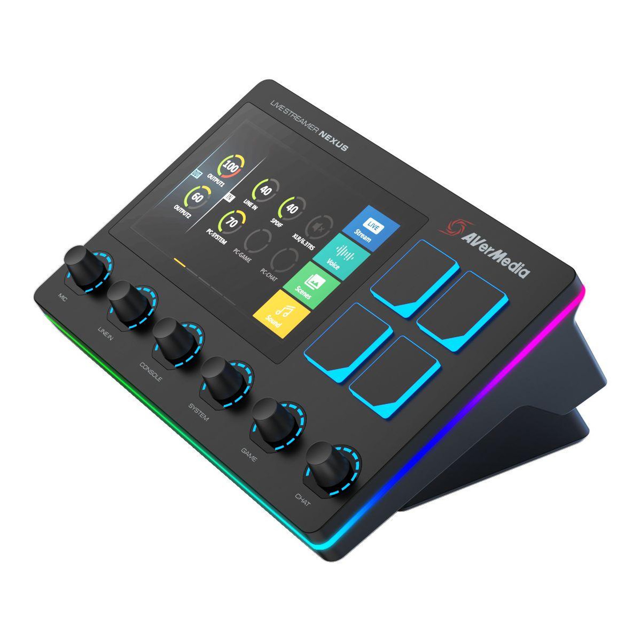 Voir la diapositive 2 : Avermedia Carte d'acquisition STREAM DECK LIVE STREAMER AX310