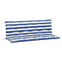 Voir la diapositive 2 : VIDAXL Coussins de banc de jardin lot de 2 rayures bleues et blanches