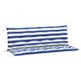 Voir la diapositive 2 : VIDAXL Coussins de banc de jardin lot de 2 rayures bleues et blanches