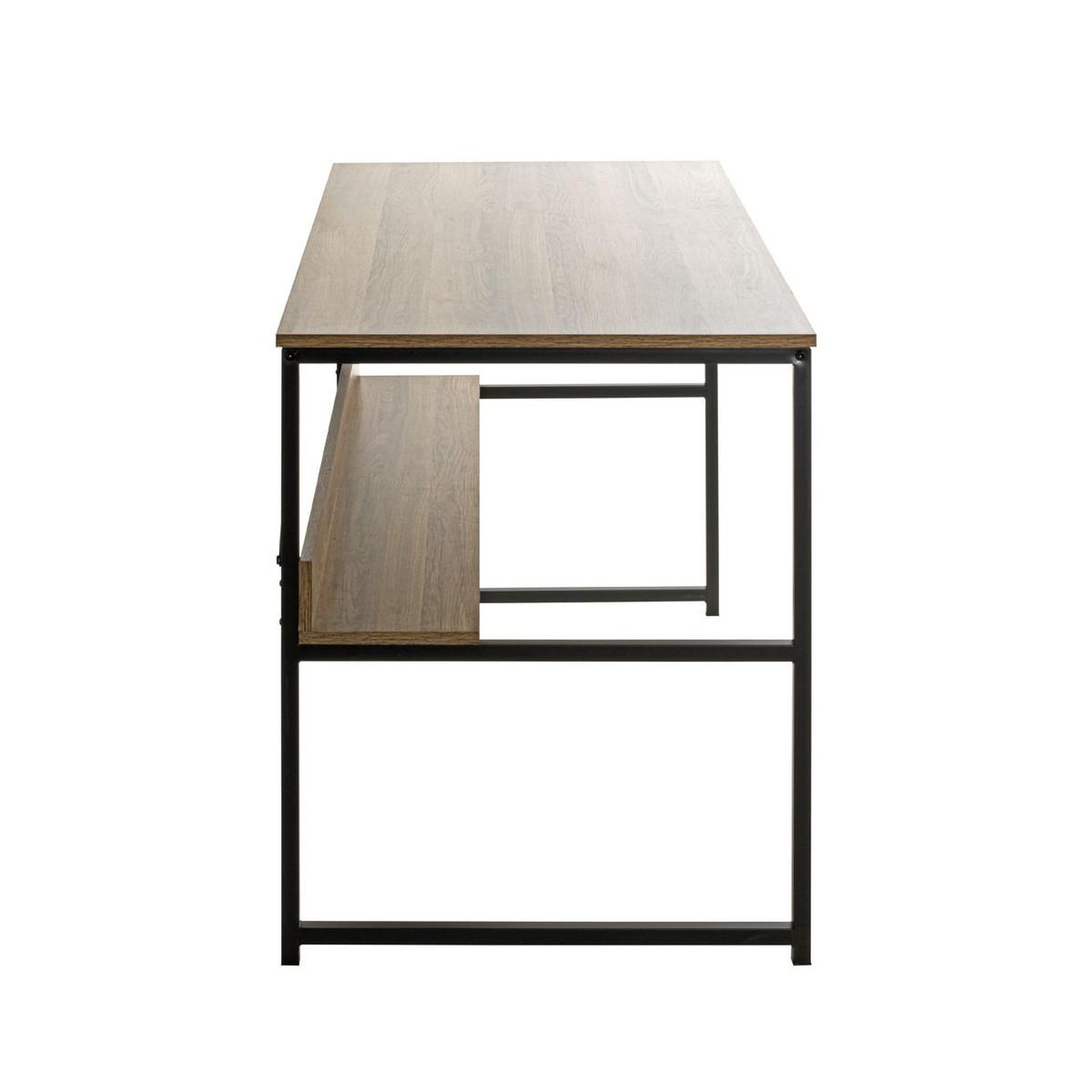Voir la diapositive 3 : Paris Prix Bureau design  ademo  120cm chêne & noir