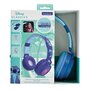 Voir la diapositive 4 : Lexibook Casque lumineux pliable Bluetooth et filaire Stitch avec limitation du volume