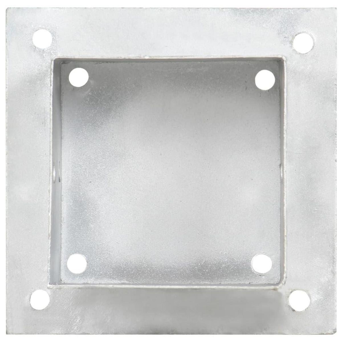 VIDAXL Ancres de poteau 4 pcs Metal galvanise 121 mm