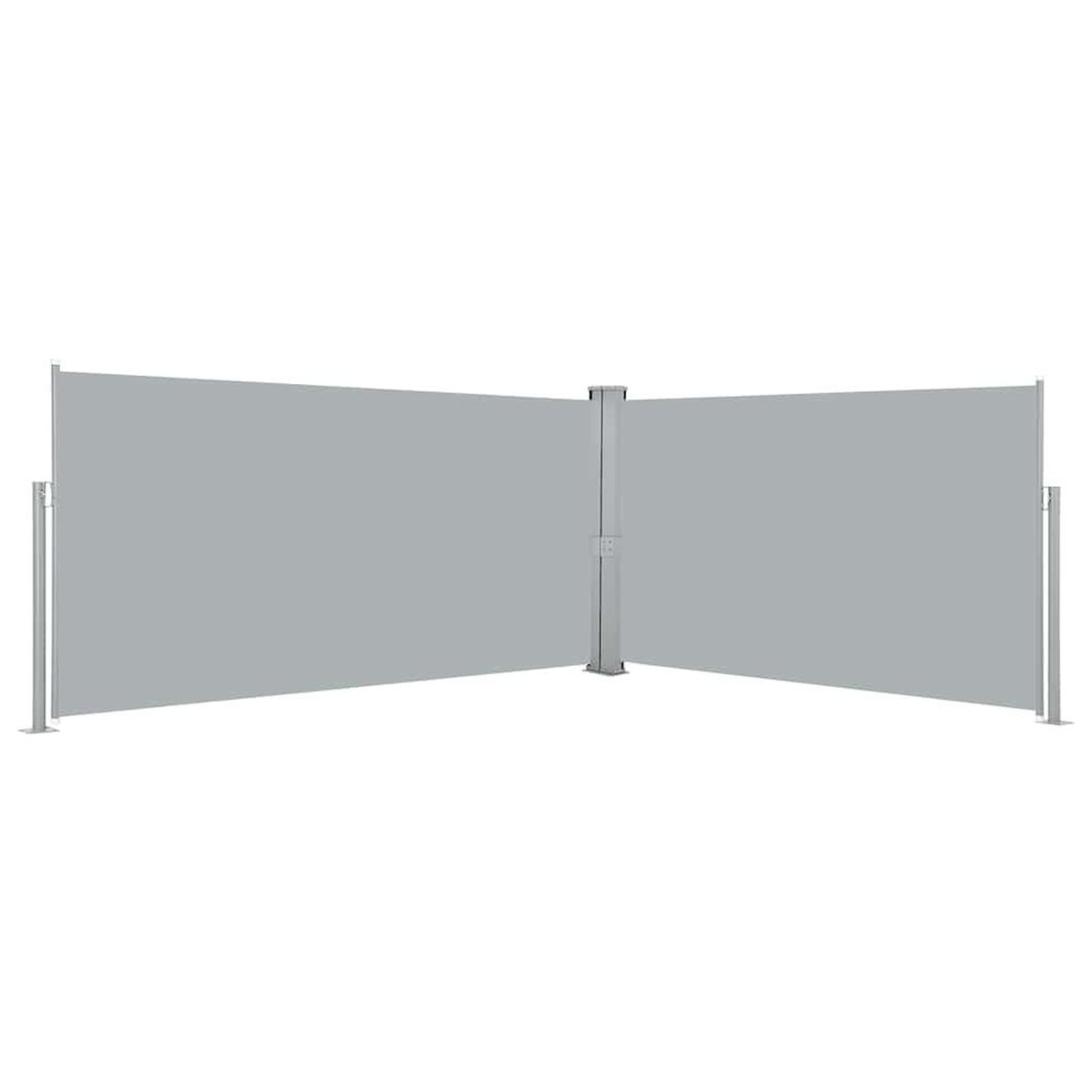 VIDAXL Auvent lateral retractable 160x600 cm Gris