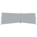 VIDAXL Auvent lateral retractable 160x600 cm Gris
