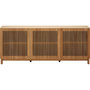 Voir la diapositive 1 : HOMIFAB Buffet 3 portes bois/frêne 160 cm - Umea