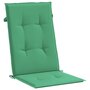 Voir la diapositive 5 : VIDAXL Coussins de chaise de jardin a dossier haut lot de 6 vert tissu