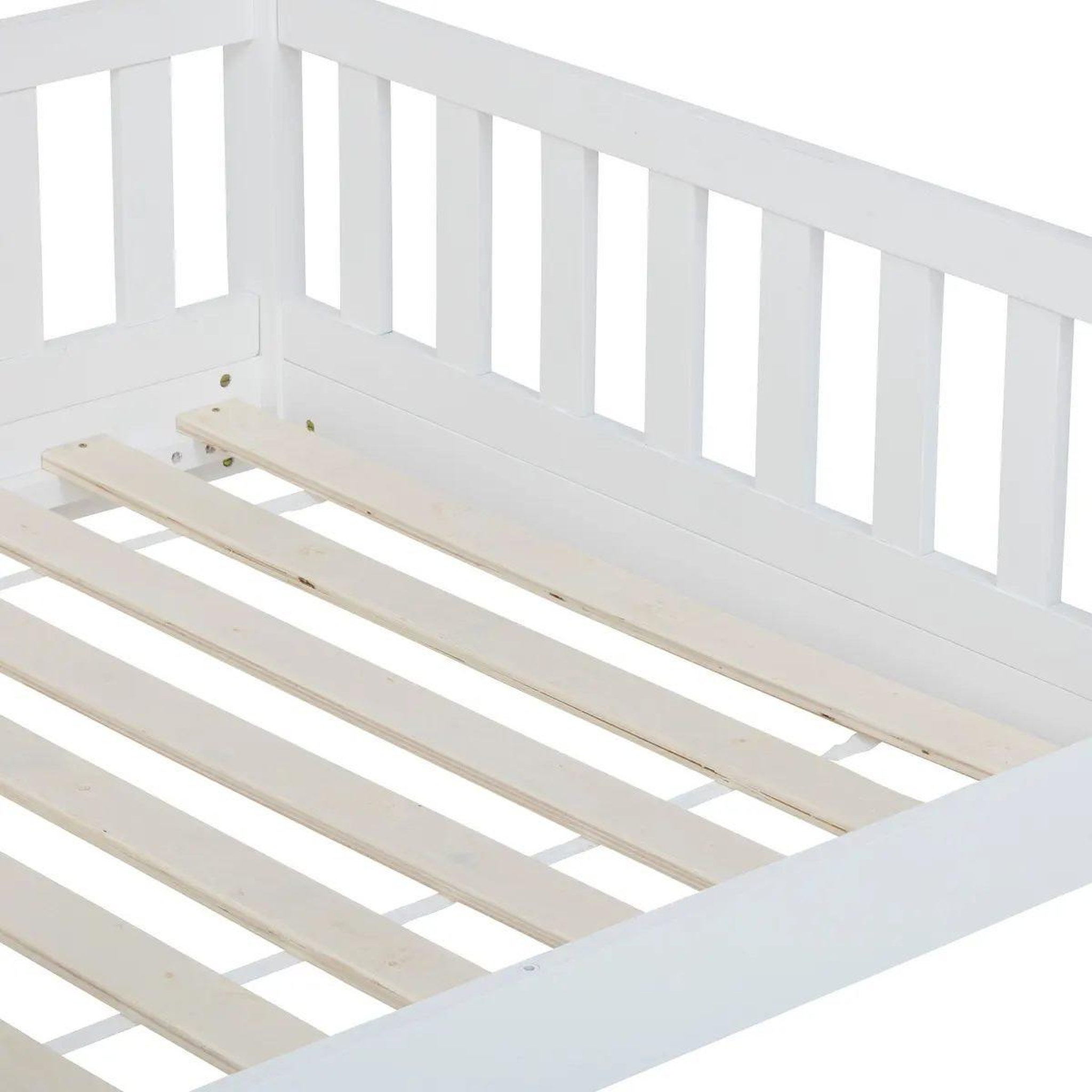 Voir la diapositive 3 : Atmosphera Kids Lit cabane design  bosco  90x90cm blanc