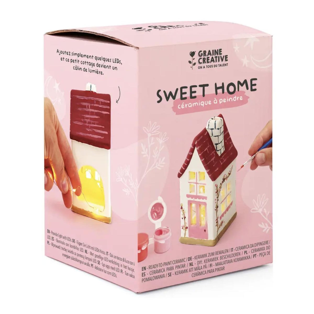 Graine créative kit céramique maison à décorer