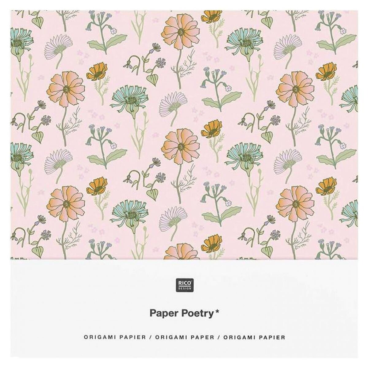 RICO DESIGN Origami Futschikato - Fleurs