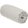 Voir la diapositive 4 : Home collection Drap housse coton gris perle
