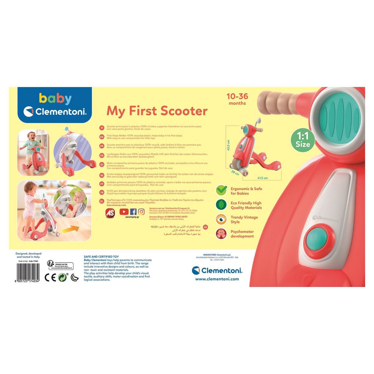 CLEMENTONI Mon premier scooter
