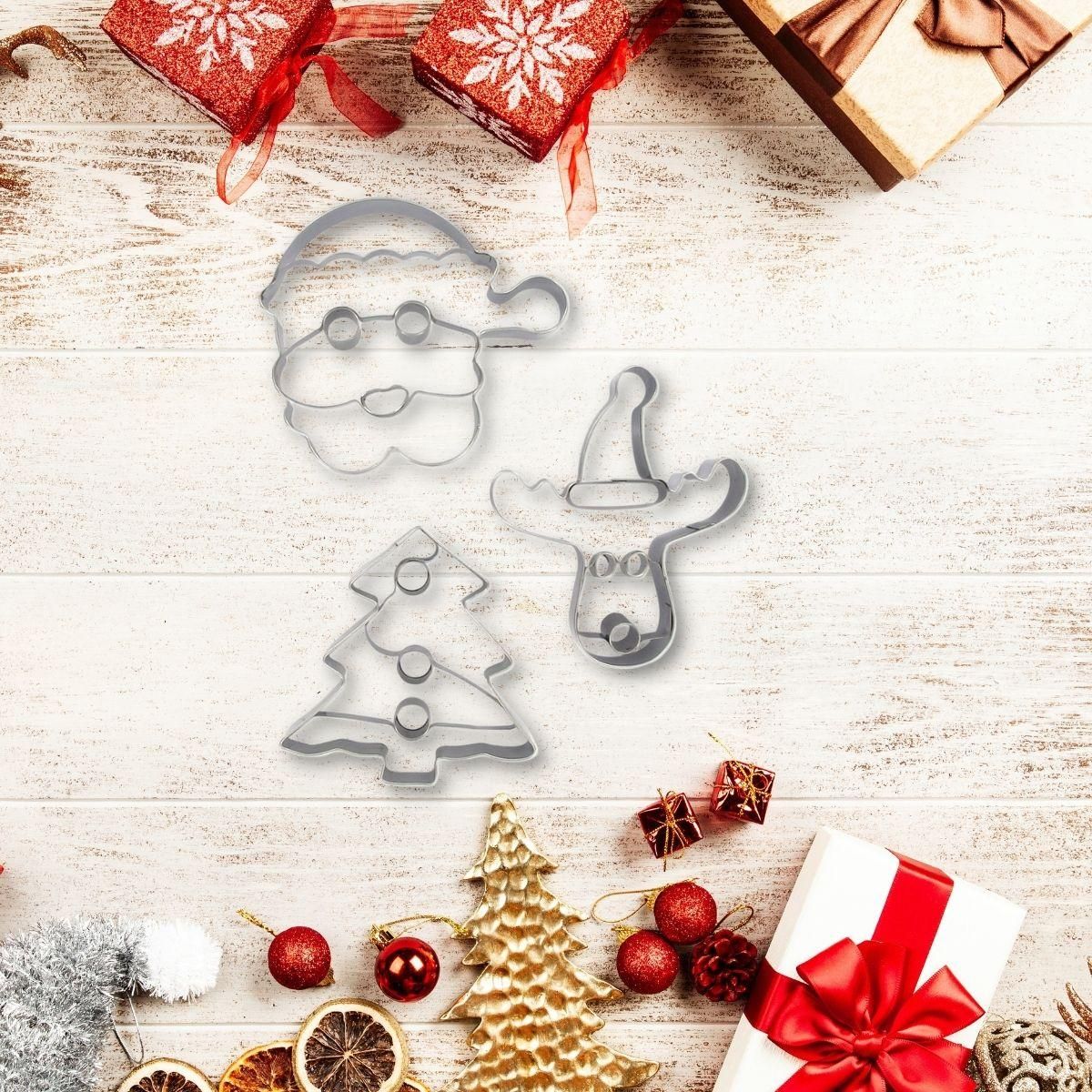 ZENKER Set de 3 emporte-pièces de Noël Zenker Emporte-pièces