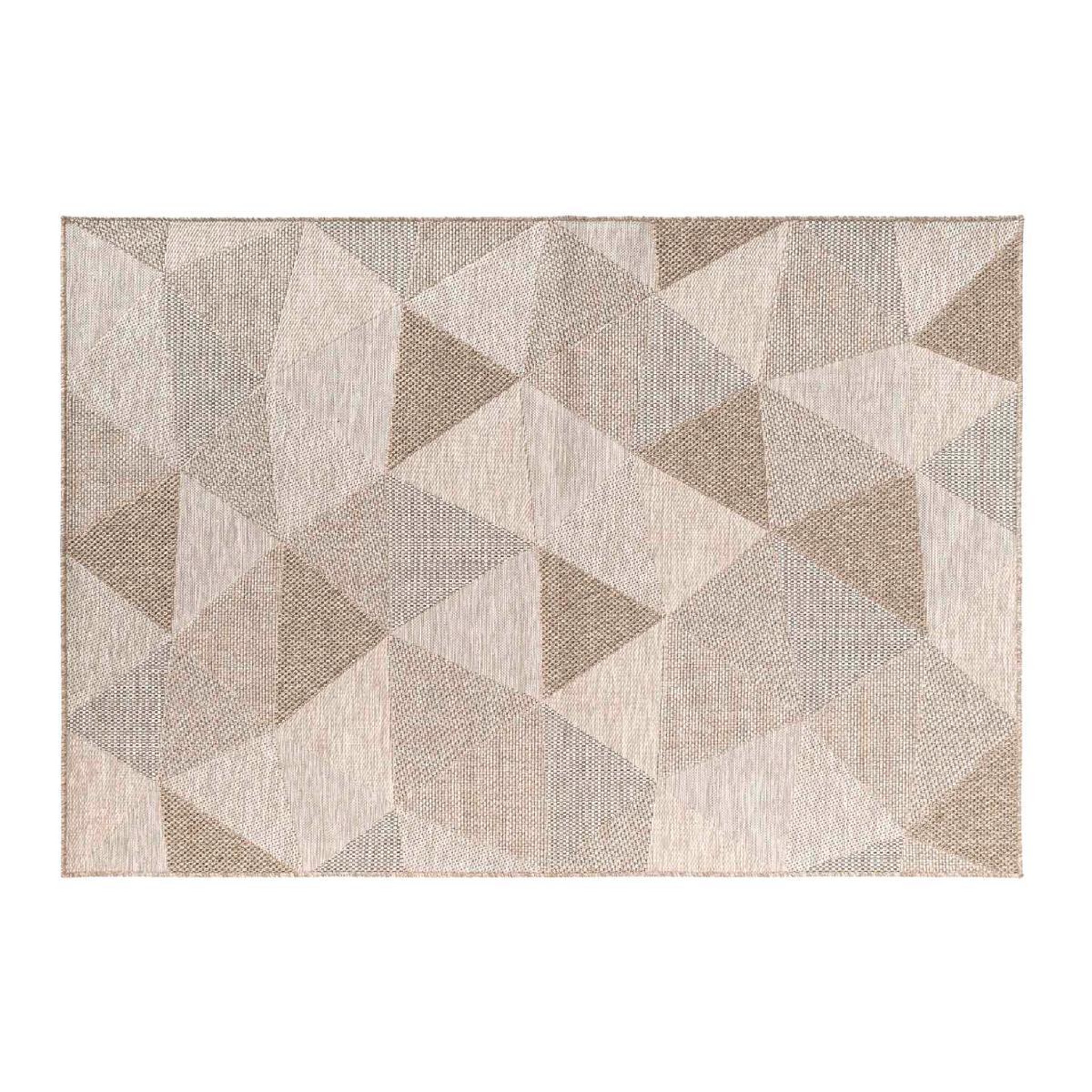 Douceur d'Intérieur Tapis déco tissé  odilon  160x230cm beige