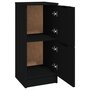 Voir la diapositive 5 : VIDAXL Buffets 2 pcs noir 30x30x70 cm bois d'ingenierie
