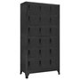 Voir la diapositive 1 : VIDAXL Armoire a casiers Anthracite 90x40x180 cm Acier