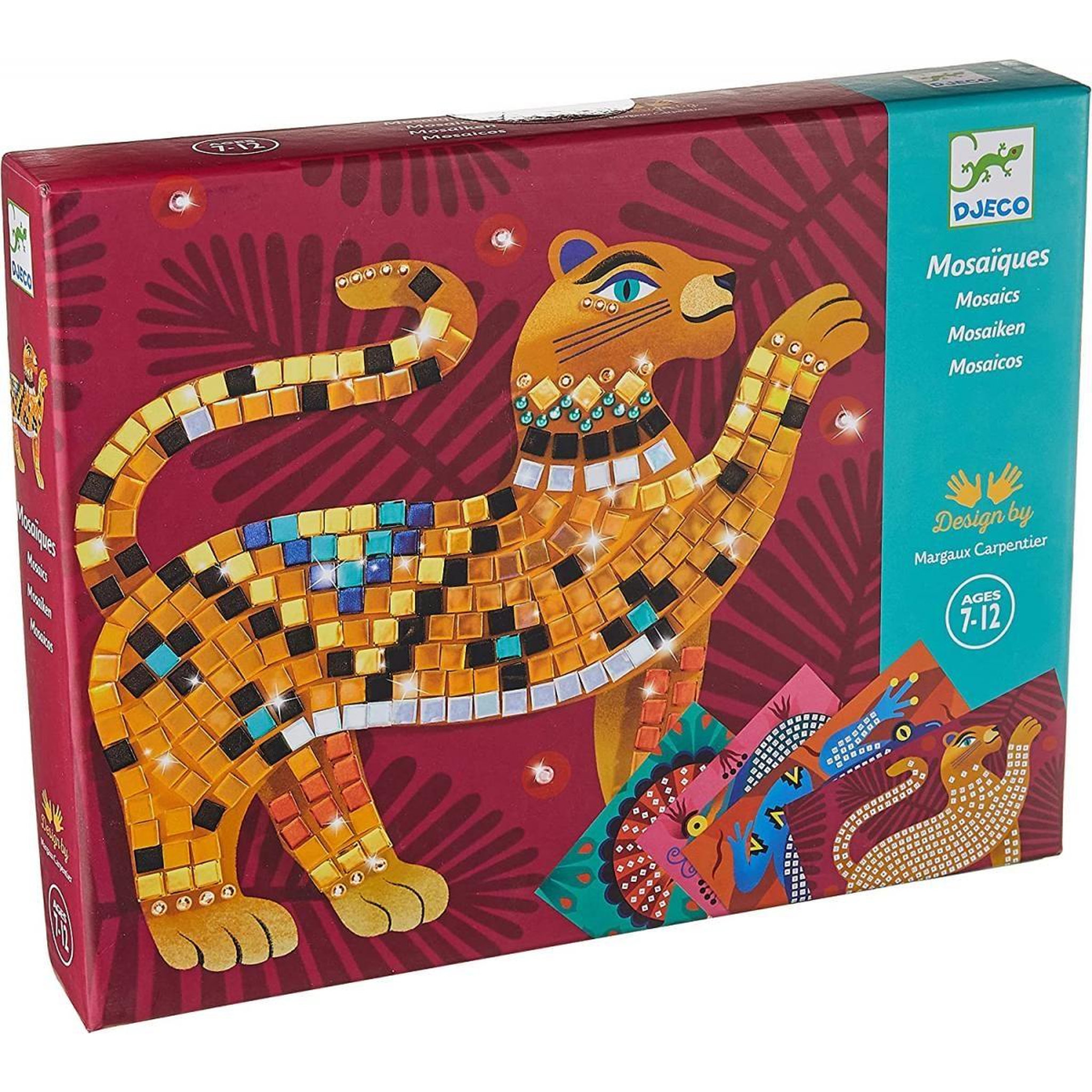 Djeco Coffret mosaiques au coeur de la jungle