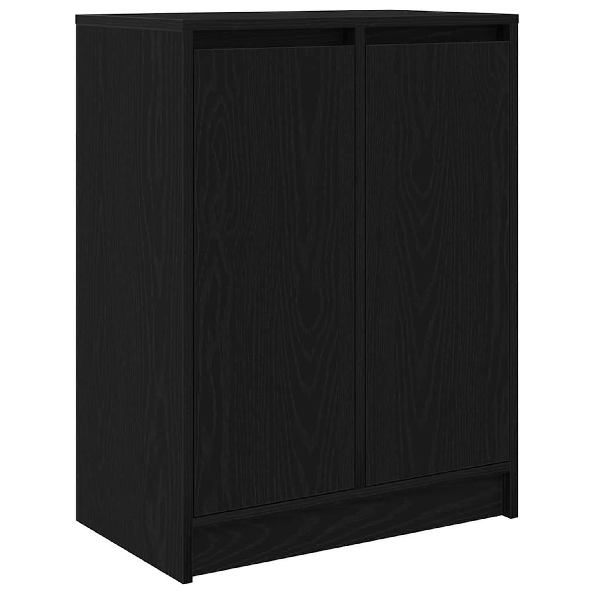 Voir la diapositive 2 : VIDAXL Buffet chene noir 57x34x76 cm bois d'ingenierie