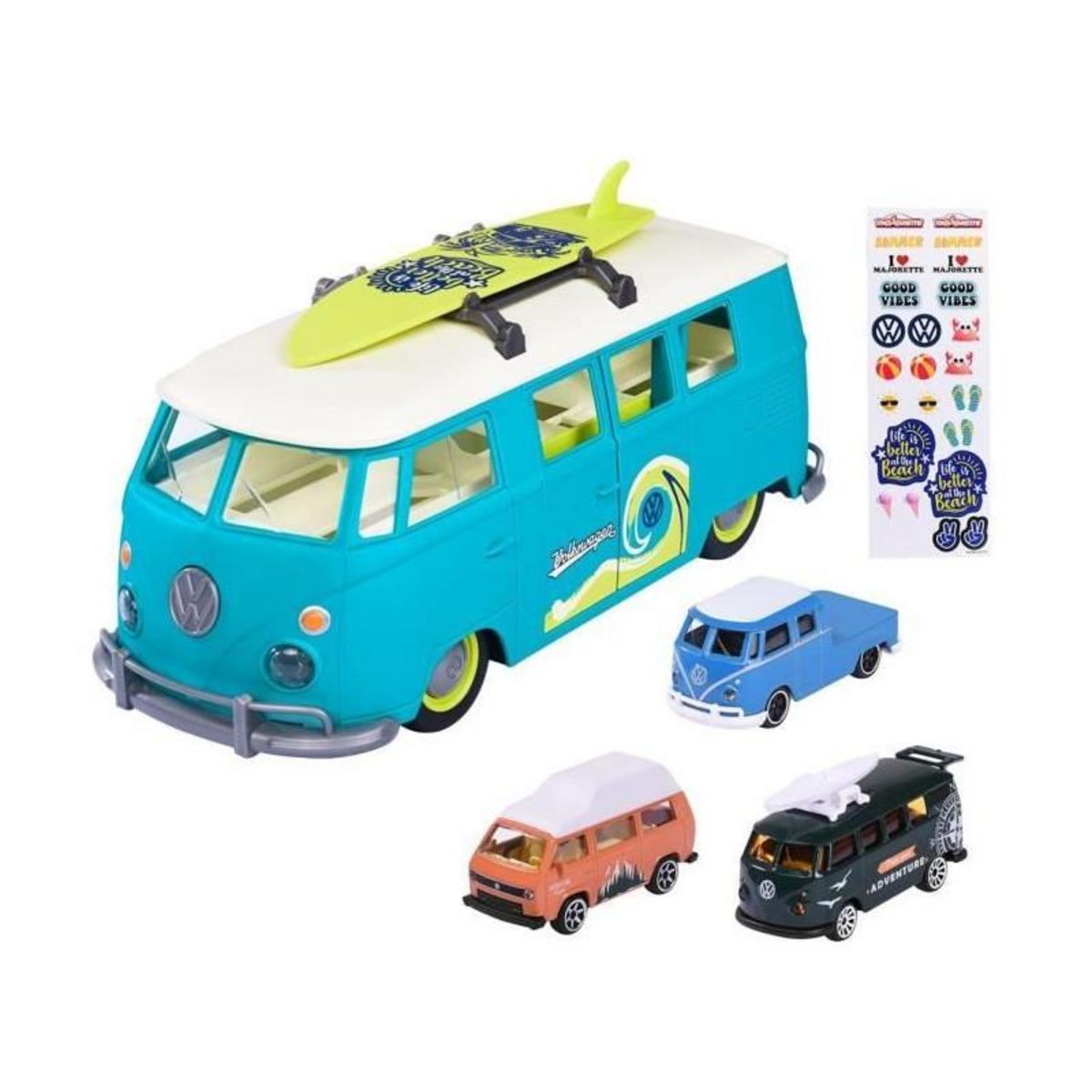 Majorette MAJO VW THE ORIGINALS CARRY CASE+3V