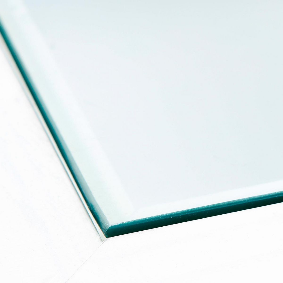 Table basse rectangulaire en bois massif 2 tiroirs plateau verre L115cm CASSIS