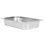 Voir la diapositive 3 : VIDAXL Récipients Gastronorm 4 pcs GN 1 1 100 mm Acier inoxydable