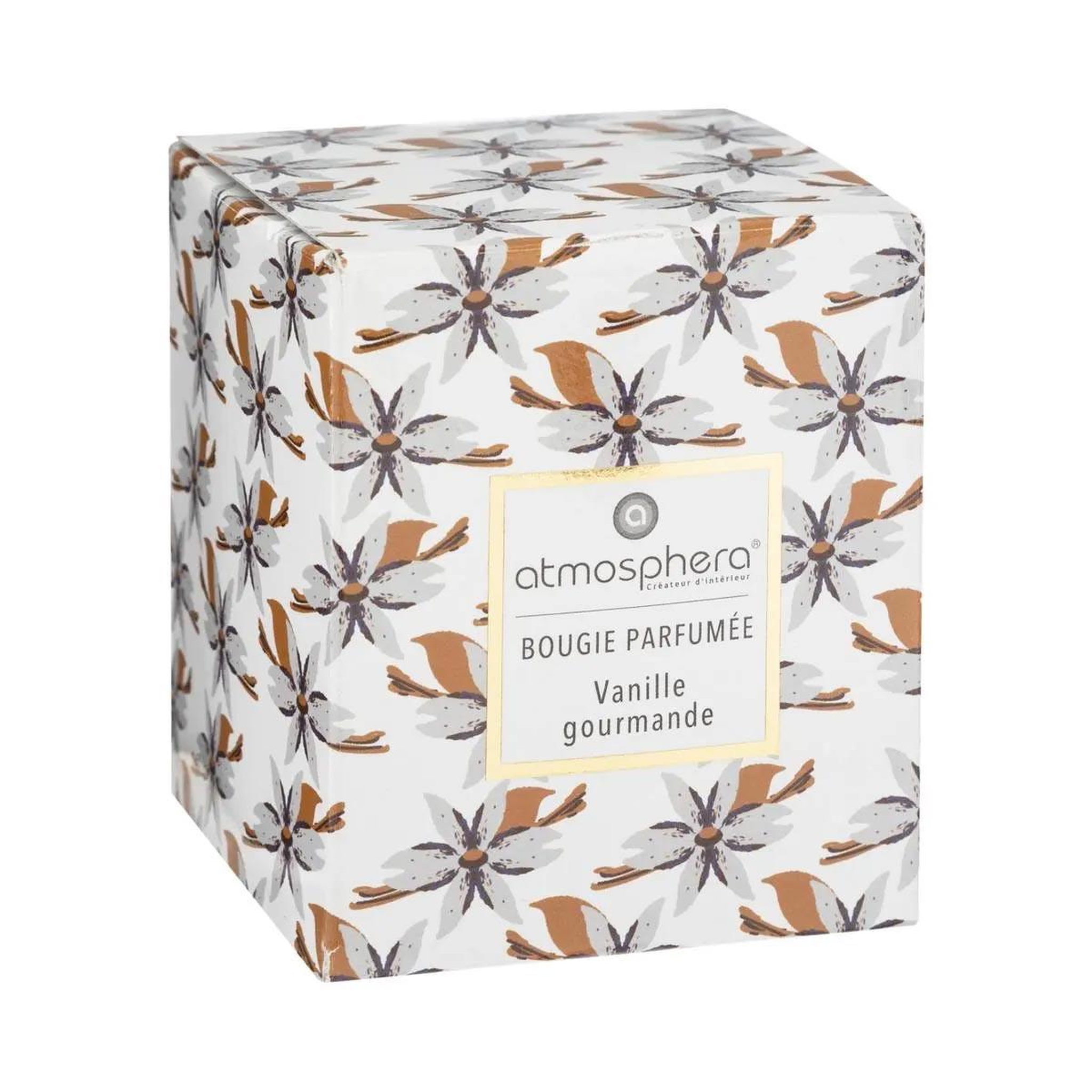 Voir la diapositive 2 : COMPTOIR DE LA BOUGIE Bougie parfumée en verre  neda  110g vanille