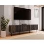 Voir la diapositive 5 : BEST MOBILIER Franco - meuble tv - effet bois - 200 cm