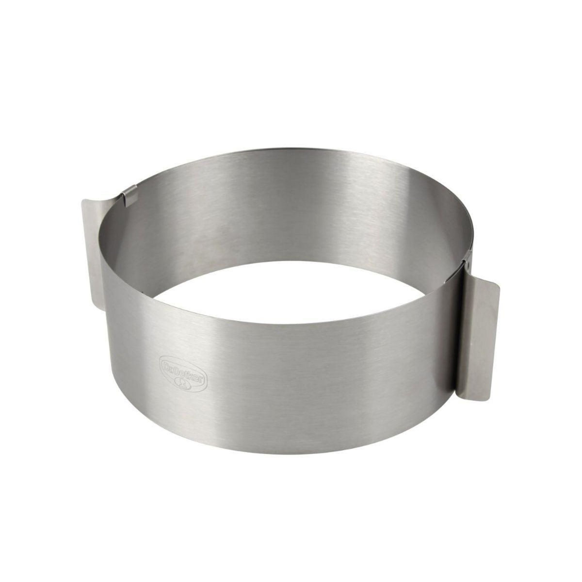 DR.OETKER Cercle à pâtisserie en acier inoxydable extensible de 16 à 30 cm Dr. Oetker Varino