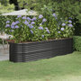 Voir la diapositive 1 : VIDAXL Lit sureleve de jardin Acier enduit de poudre Anthracite