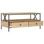 Voir la diapositive 5 : VIDAXL Table basse chêne sonoma 100x51x45 cm bois d ingénierie