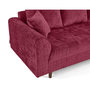 Voir la diapositive 6 : LISA DESIGN Rune - canapé droit 2 places en velours texturé
