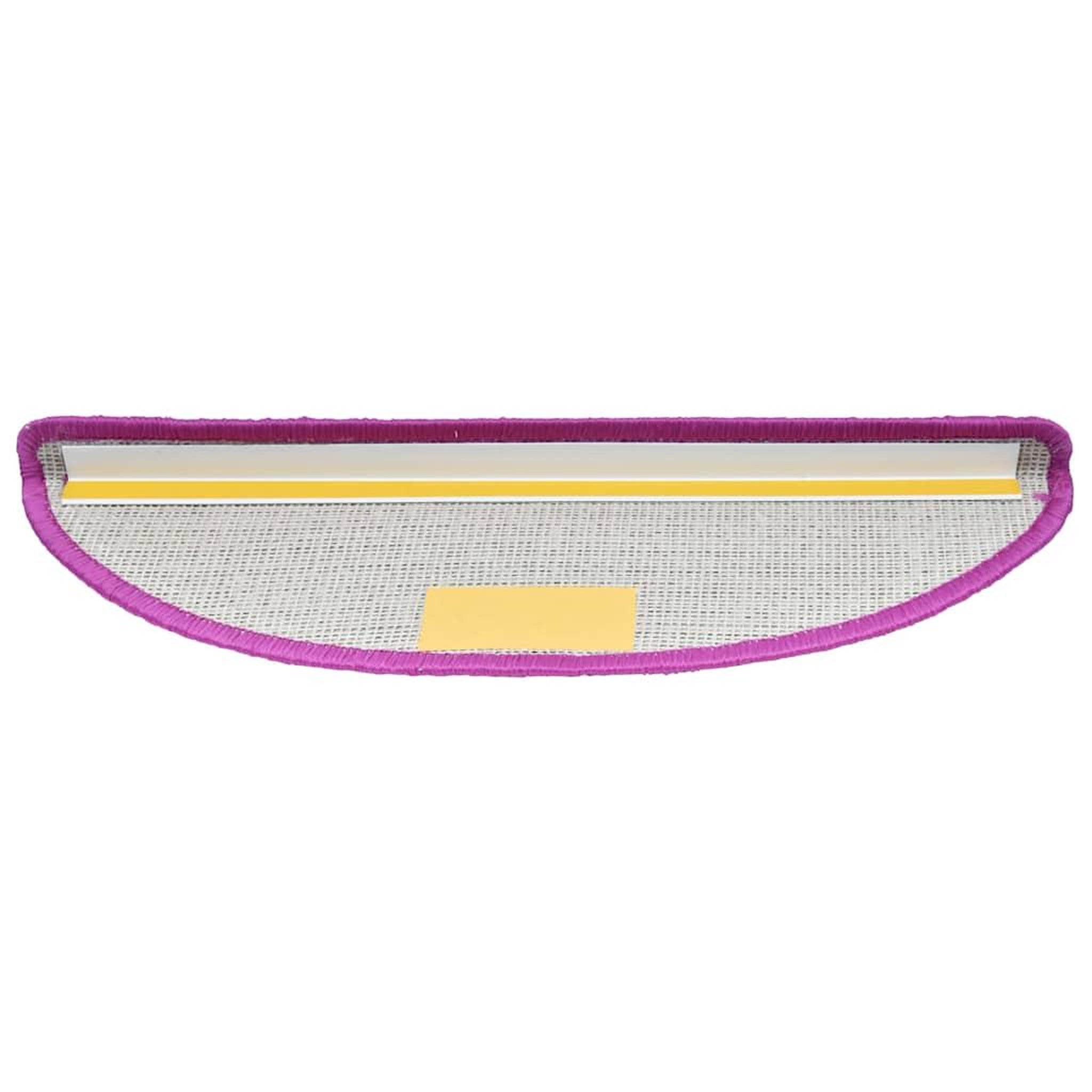 Voir la diapositive 4 : VIDAXL Tapis d'escalier 30 pcs violet 65x21x4 cm