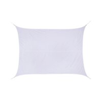 JARDILINE Filet d'ombrage rectangulaire 3 x 2,40m ardoise / blanc pas cher  