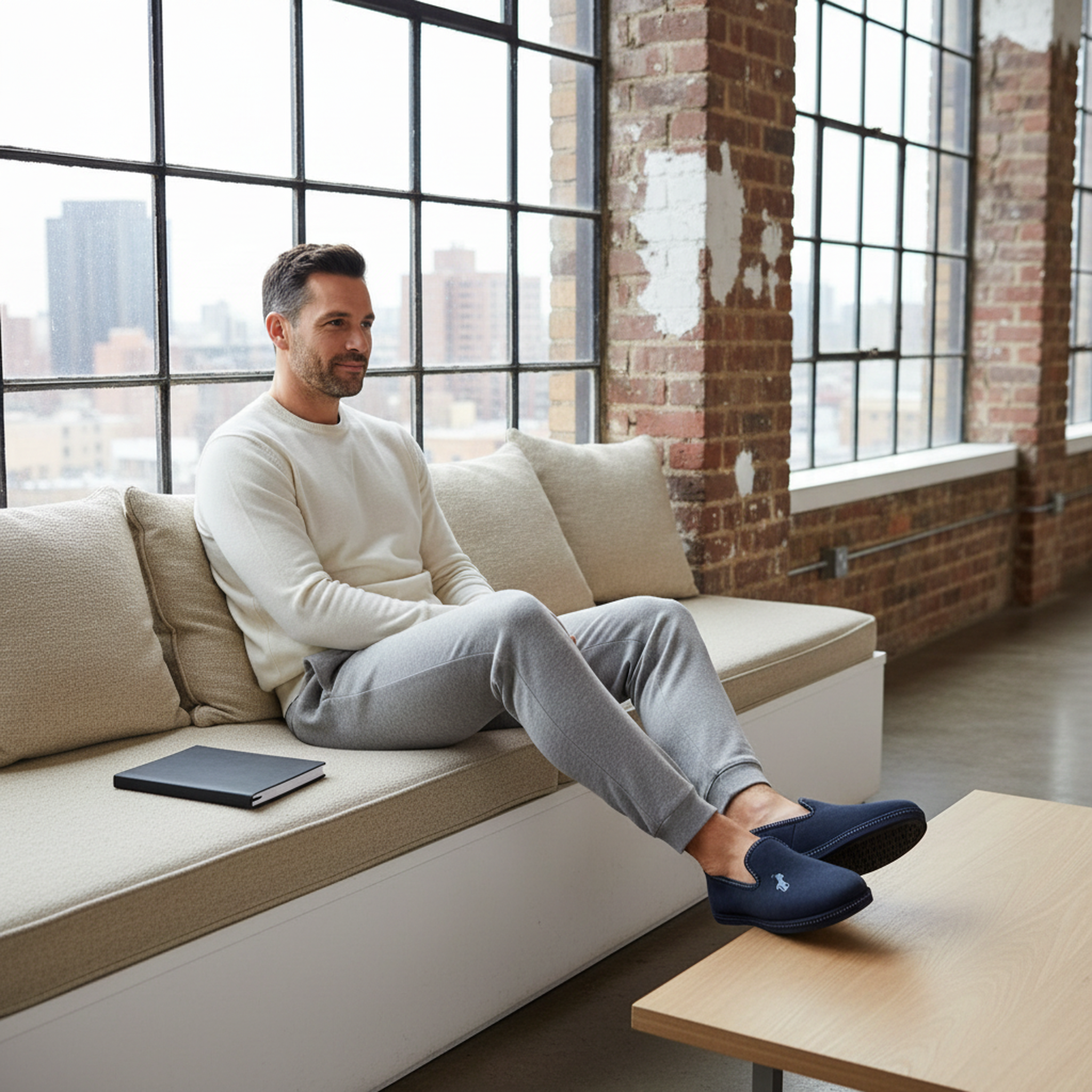 Voir la diapositive 4 : OZABI Ozabi pantoufles charentaises homme fabriquées en espagne broderie fantaisie