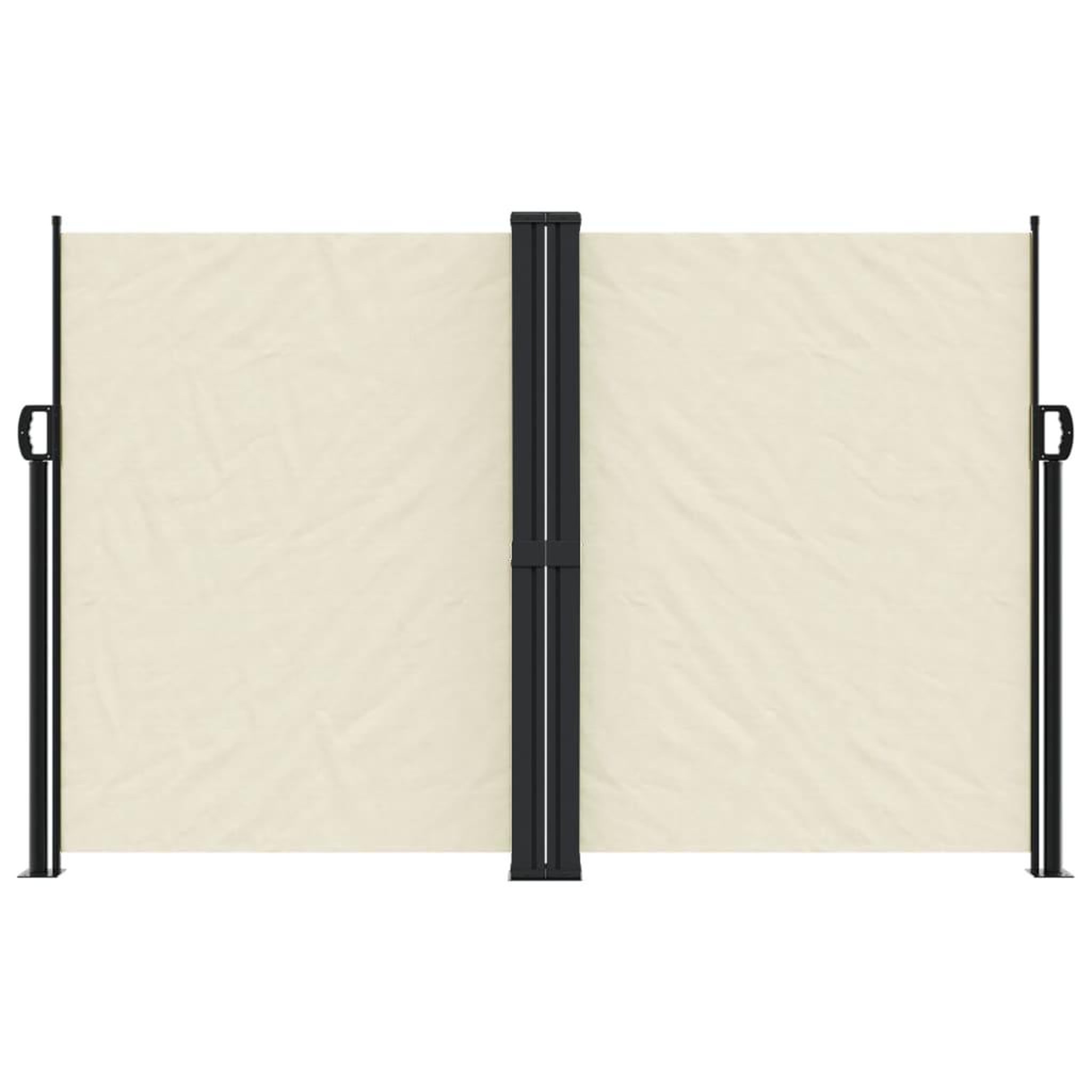 Voir la diapositive 3 : VIDAXL Auvent lateral retractable creme 160x1000 cm